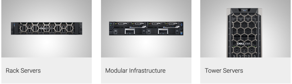 Rack Servers, Modular Infrastructure, Tower Servers